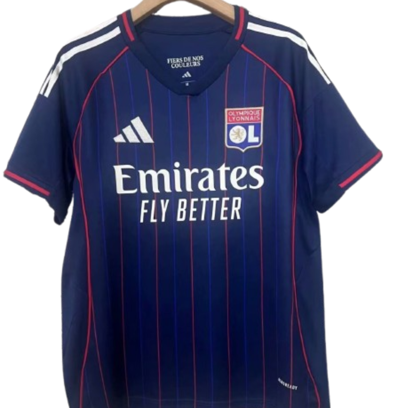 Camiseta Olympique Lyon visitante 2025/26
